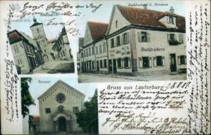 France, Synagogue in Lauterbourg France, Synagogue in Lauterbourg